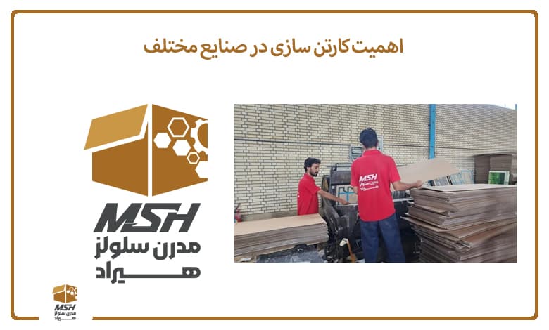 اهمیت کارتن سازی در صنایع مختلف