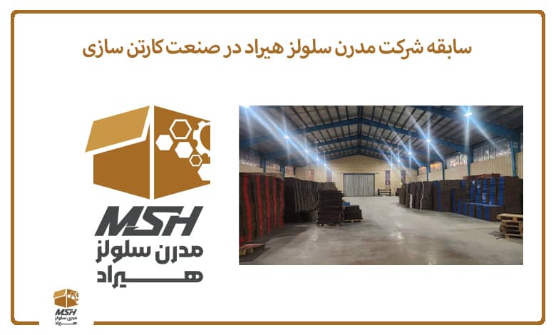 سابقه شرکت مدرن سلولز هیراد در صنعت کارتن سازی