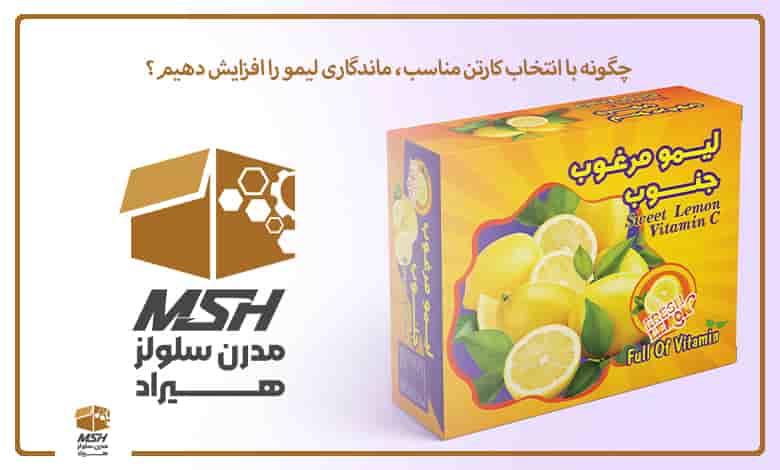 چگونه با انتخاب کارتن مناسب، ماندگاری لیمو را افزایش دهیم؟