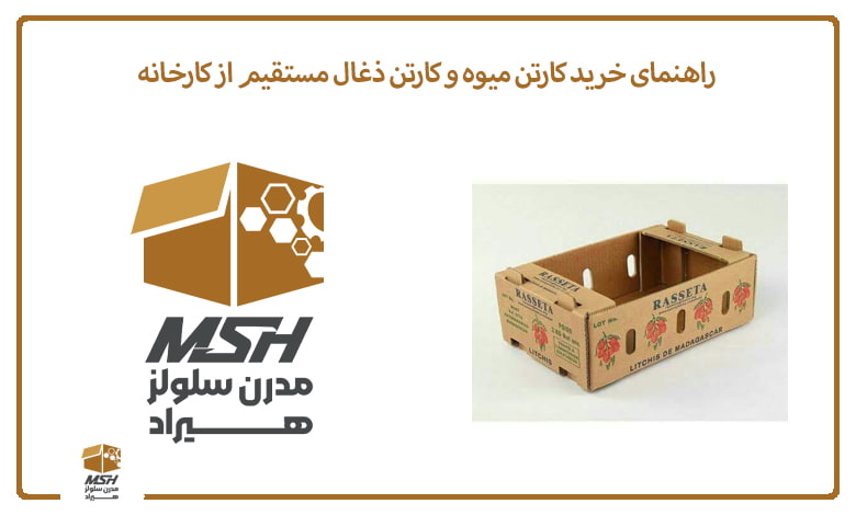 راهنمای خرید کارتن میوه و کارتن ذغال مستقیم از کارخانه