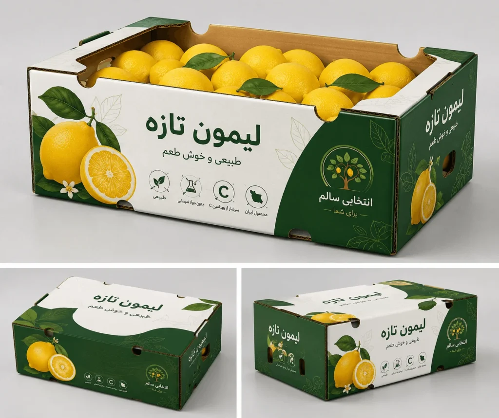 کارتن لیمو صادراتی