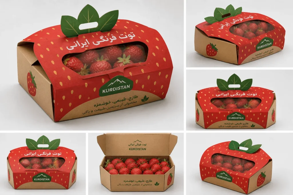 کارتن توت فرنگی