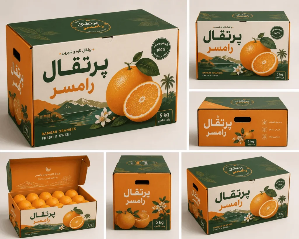 کارتن پرتقال