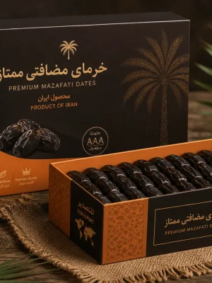 کارتن و جعبه بسته بندی خرما مضافتی